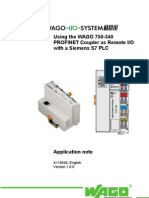 Using The WAGO 750-340 PROFINET Coupler As Remote I/O With A Siemens S7 PLC