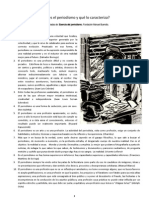 Qué Es El Periodismo PDF