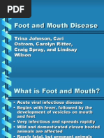 Foot and Mouth Disease: Trina Johnson, Cari Ostrom, Carolyn Ritter, Craig Spray, and Lindsay Wilson