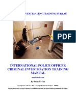 International Police Officer Criminal Investigation Training Manual