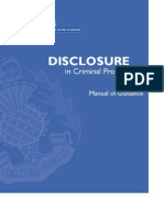 CJ ACPOSDisclosure in CriminalProceedingsManual of GuidanceV2NPM