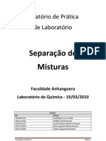 Química - Relatório de Prática de Laboratório - 1