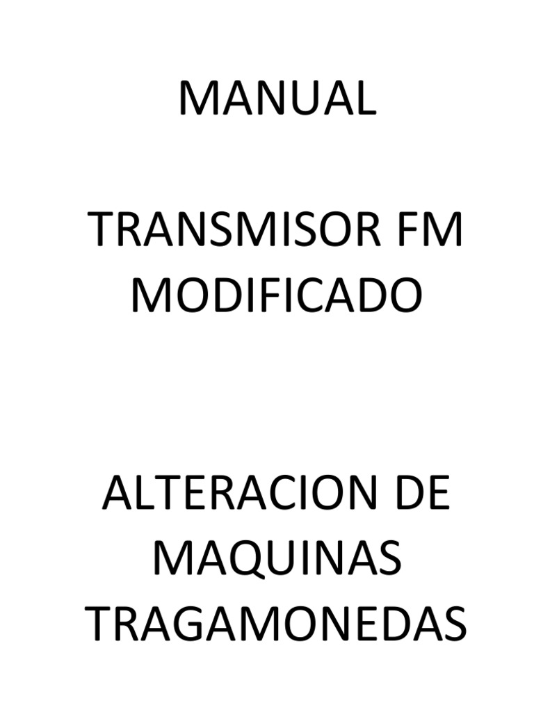 Transmisor FM | PDF | Radio | Transmisor