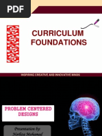 Problem Centered Curriculum