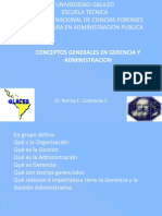 La oRGANIZACIÓN