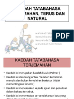 Kaedah Natural Terus Dan a Terjemahan