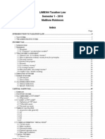 LWB364 Introduction To Taxation Law