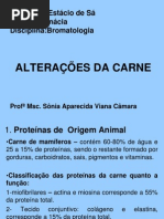 alteraçoes de proteinas