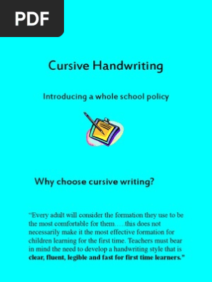 Cursive Handwriting
