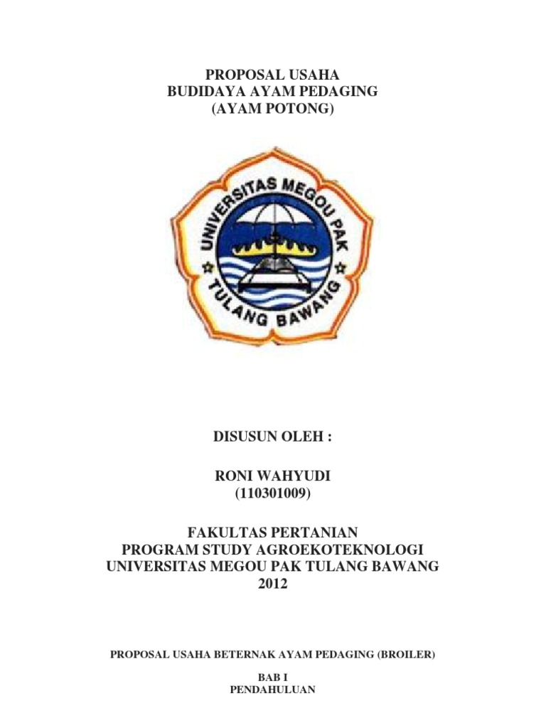 PROPOSAL Ayam Potong