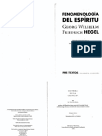 86830210 G W F Hegel Fenomenologia Del Espiritu 2009 Trd Manuel Jimenez Redondo