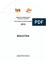 BOP Statistic Malaysia