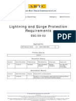 Lightning and Surge Protection Requirements(Signalling) ARTC-ESC-09-02