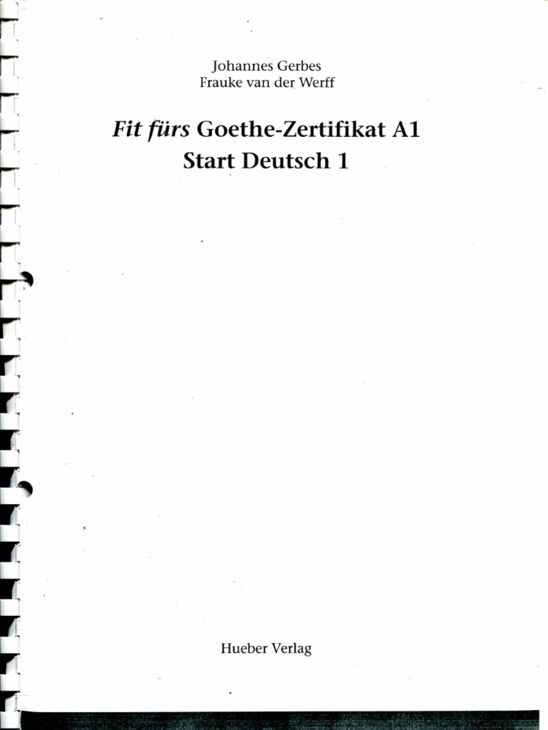 0565292 58422 Fit Furs Goethe Zertifikat A1