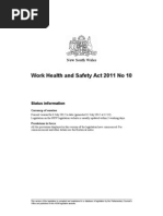 NSW WHS Act 2011