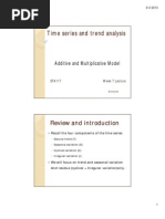Time Series and Trend Analysis