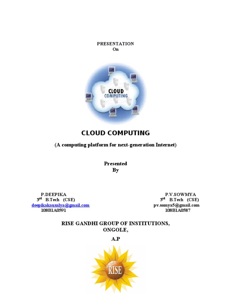 Cloud Computing.. | PDF | Provisioning | Cloud Computing
