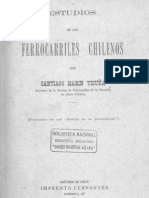Estudio de los Ferrocarriles Chilenos, Santiago Marin Vicuña,  1901