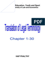 Legal Terminology Translation 1 30