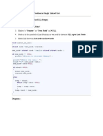 Insert Node at Last / End Position in Singly Linked List Inserting Node at Start in The SLL (Steps)