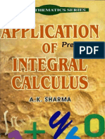 Applications of Integral Calculus - A.K. Sharma