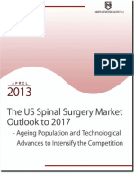 Improvement in Surgical Devices and Technology to Fortify the US Spinal Surgery Market