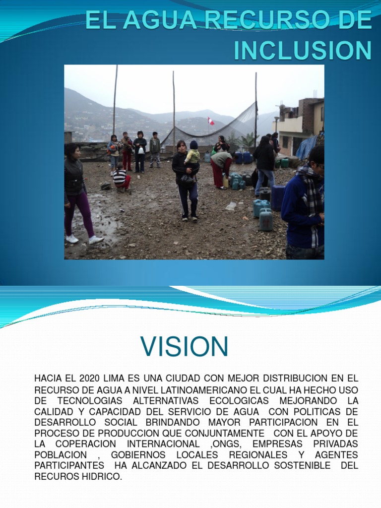 Agua en Lima: Retos y Proyectos 2020 | PDF | Lima | Consumo (economía)