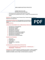 Resumen Examen Gestión de Proyectos PMI PMO