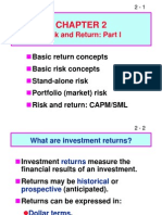 Risk and Return: Part I