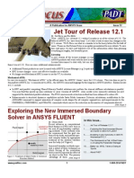 Jet Tour of Release 12.1 and Immersed Boundary Solver in ANSYS FLUENT
