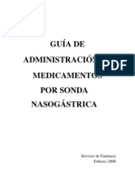 Guia - Adm - Medicamentos Por Sonda Nasogastrica PDF