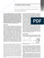 Preparation, Structure and Morphology of Polymer Supports: David C. Sherrington