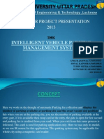 Final PPT 5thapril Intelligent Vehicle Parking Management System