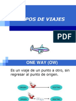 Tipos de Viajes