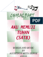 Aku Memuji Tuhan - Satb PDF