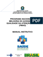 PMAQ Manual Instrutivo