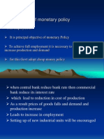 Objectives of Monetary Policy