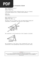 Incenter, Circumcenter, Orthocenter