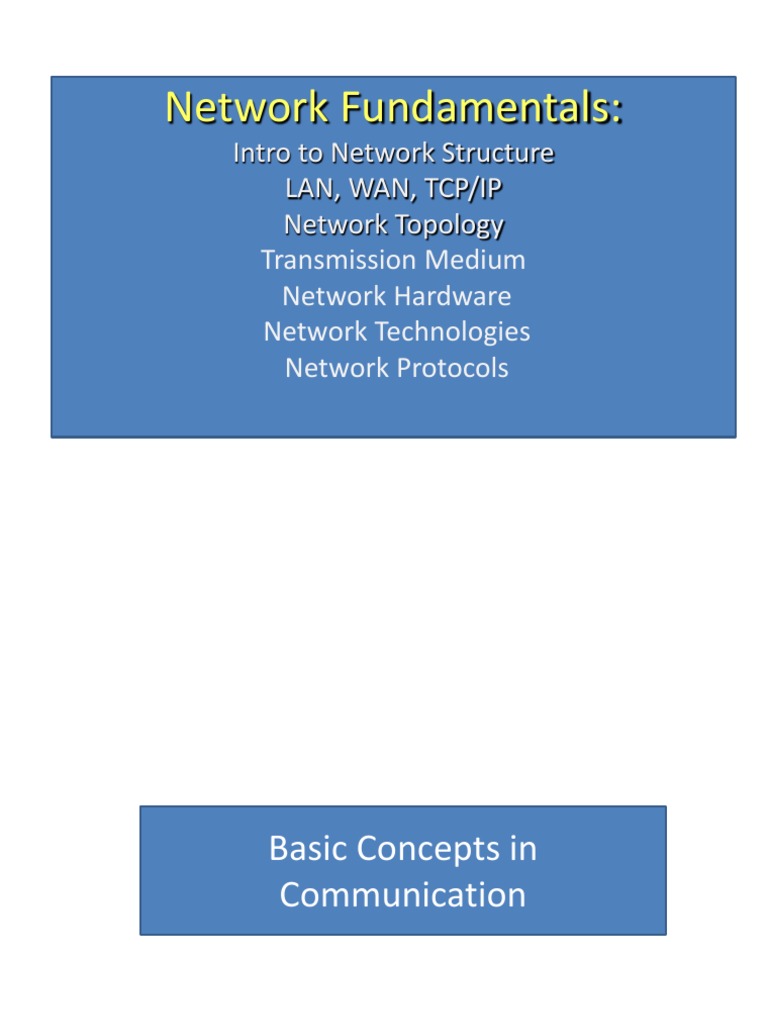 Networking Fundamentals | Network Topology | Computer Network