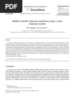 Ballistic Missile Trajectory Prediction Using A State Transition Matrix