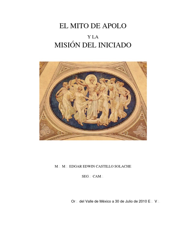 Apolo y La Misión Del Iniciado | PDF | Apolo | Zeus