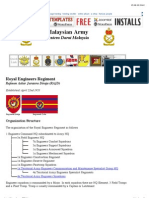 Malaysian Armed Forces Order of Battle Engineers PDF