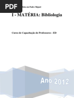 Bibliologia Bíblica Aula De N° 1 10 03 12