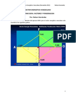 Dofa. Factores y Ponderacion. Sector Energetico Venezolano