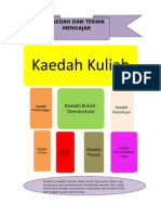 Kaedah Dan Teknik Mengajar