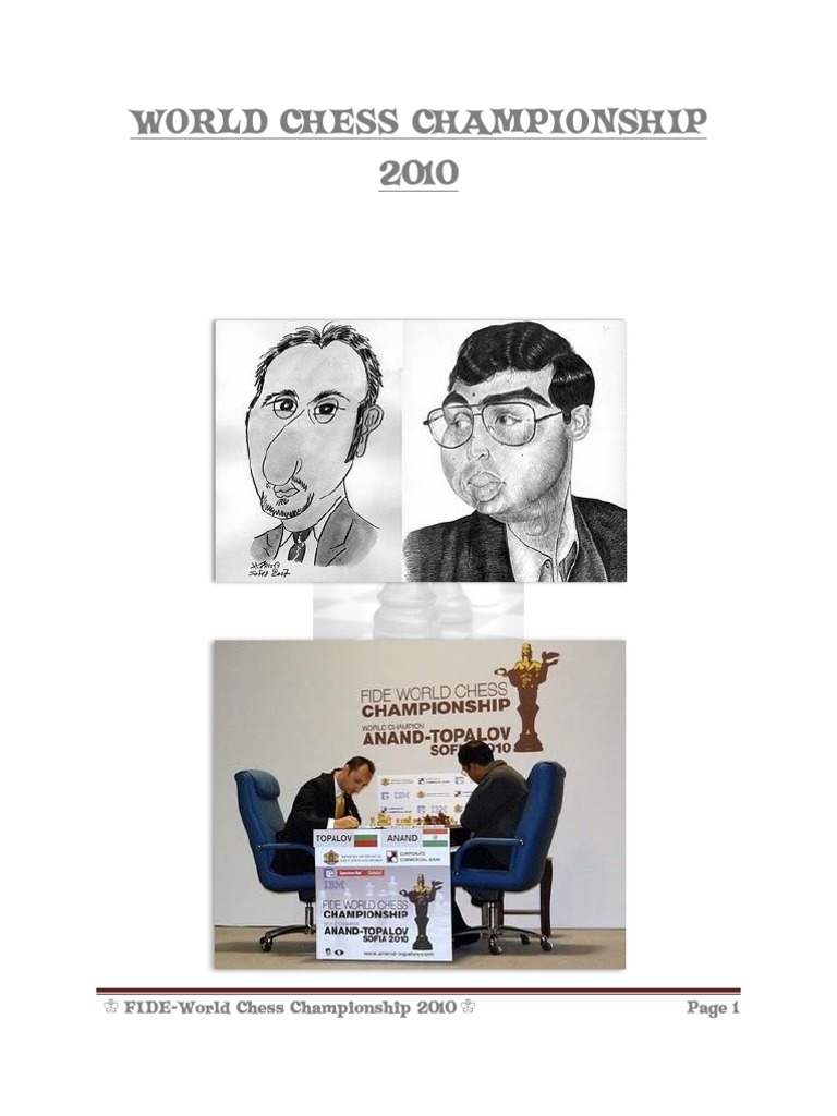 FIDE World Chess Championship 2010 | PDF | World Chess Championships ...