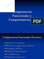 Competencias Funcionales y Comportamentales