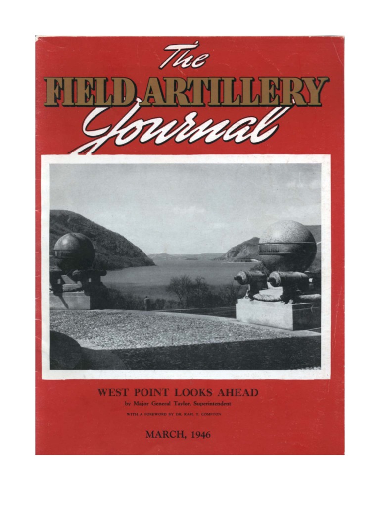 Field Artillery Journal Mar 1946 PDF United States Military Academy Artillery
