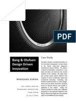 Bang & Olufsen - Design Driven Innovation