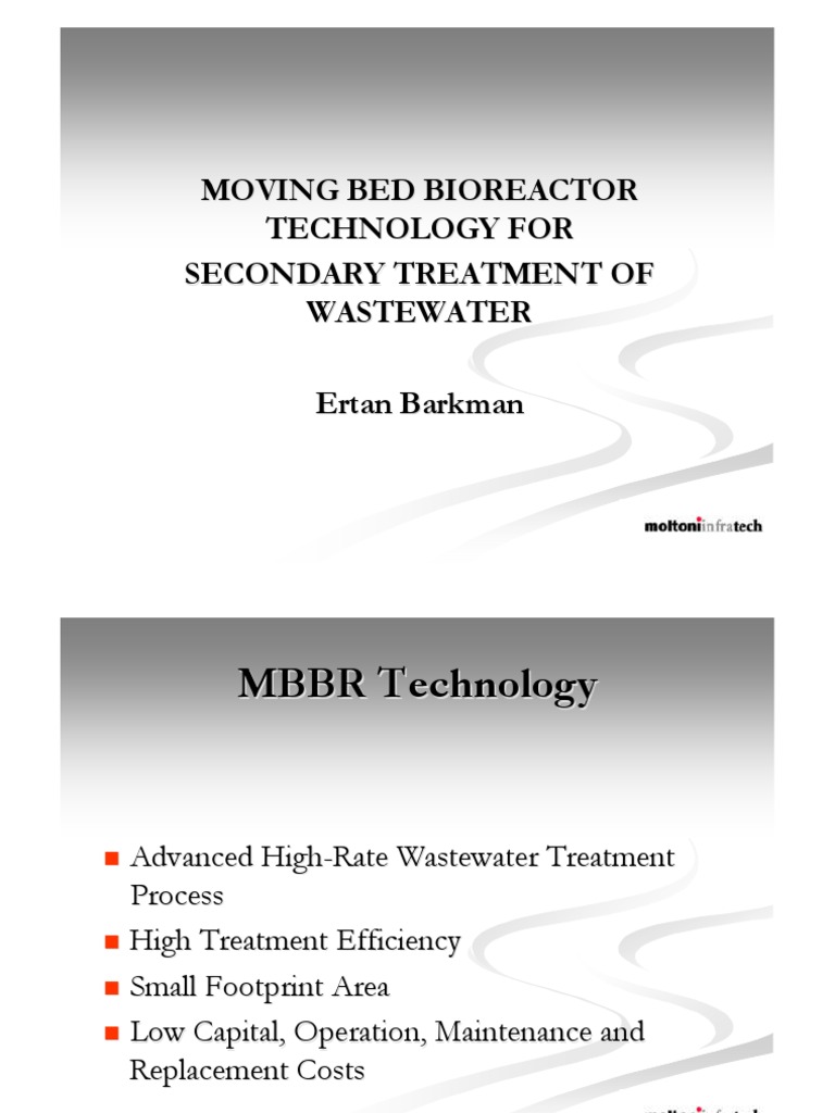 MBBR Presentation | PDF | Sewage Treatment | Industrial Processes